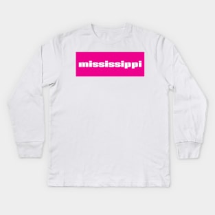 Mississippi Kids Long Sleeve T-Shirt